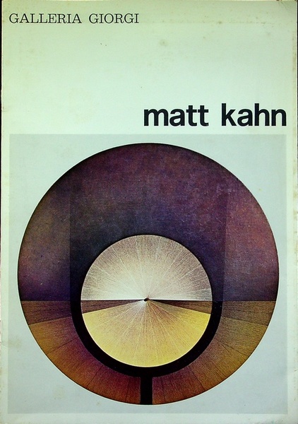 Matt Kahn: Galleria Giorgi.