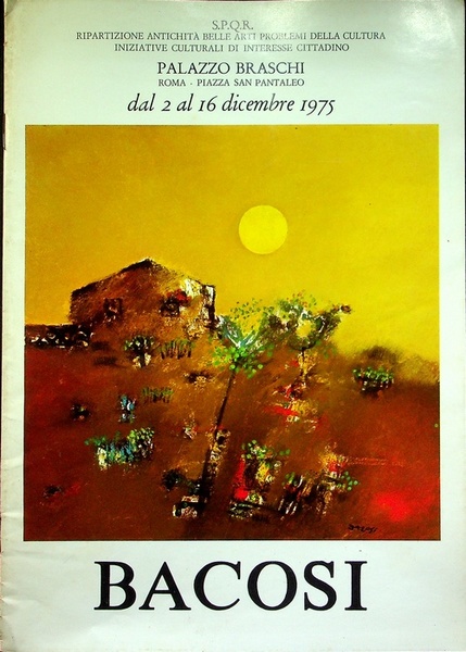 Manlio Bacosi: Palazzo Braschi, Roma: dal 2 al 16 dicembre …