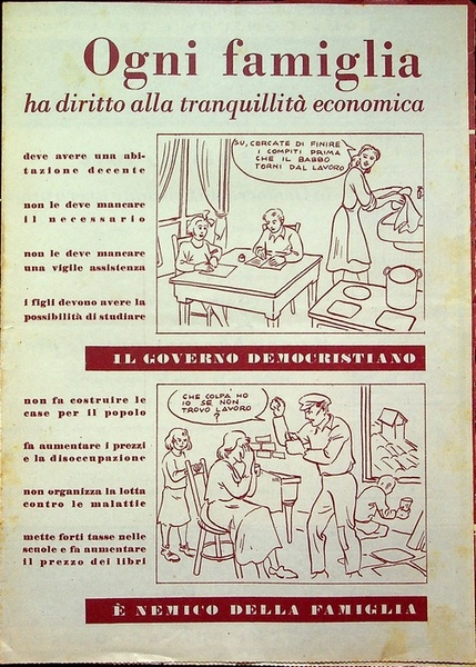 Ogni famiglia ha diritto alla tranquillitÃ economica.