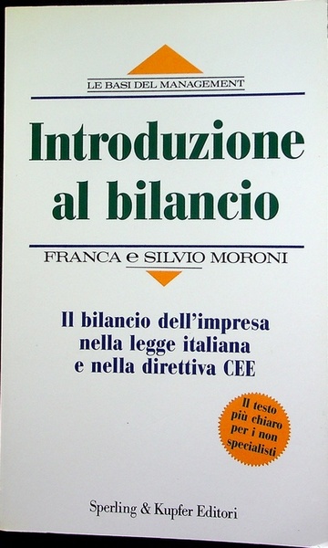 Introduzione al bilancio.