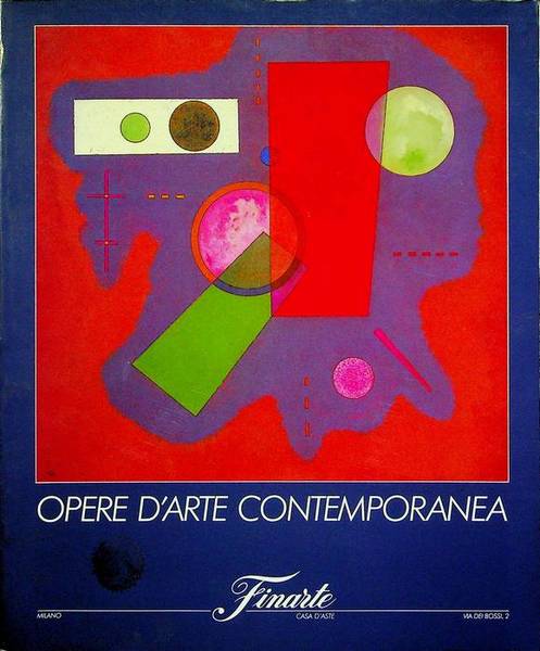 Opere d'arte contemporanea: asta 609: asta, Milano 20 ottobre 1987: …