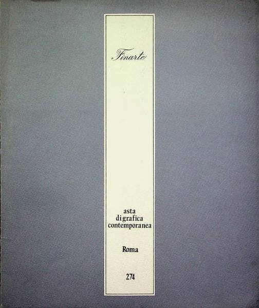 Asta di grafica contemporanea: 15 dicembre 1977.