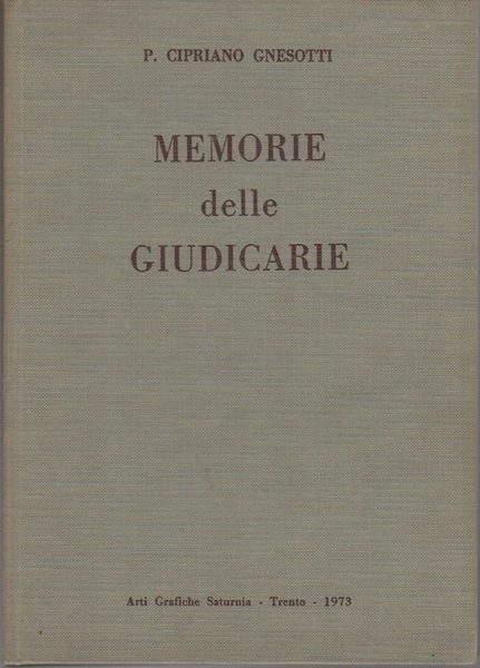 Memorie delle Giudicarie.