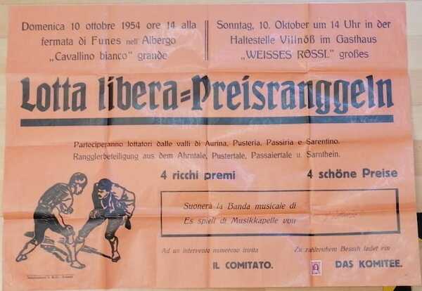 Domenica 10 ottobre 1954 . fermata di Funes nell'Albergo Â”cavallino …