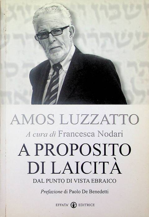A proposito di laicitÃ : dal punto di vista ebraico.