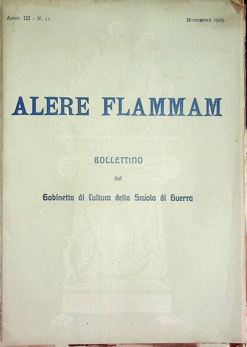 Alere flammam: bollettino del Gabinetto di Cultura della Scuola di …