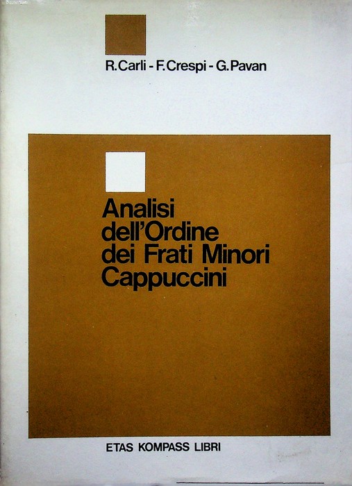 Analisi dell'Ordine dei frati minori cappuccini.