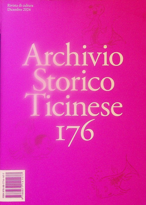 Archivio storico ticinese.
