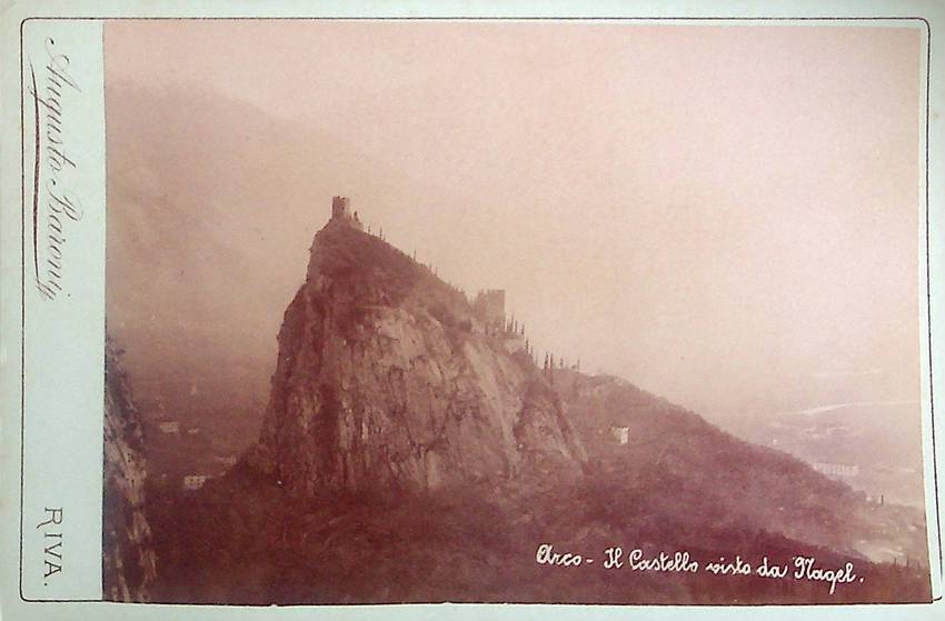 Arco - Il castello visto da Lagel (sic).