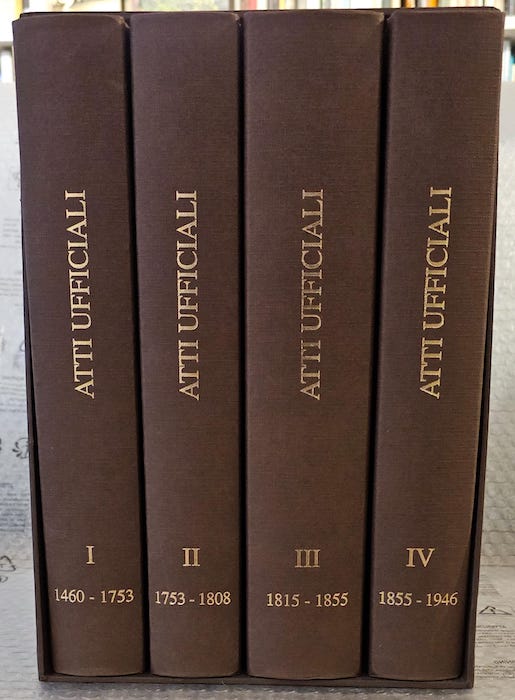 Atti ufficiali della Provincia osservante francescana di Bologna: 1: 1460-1753; …