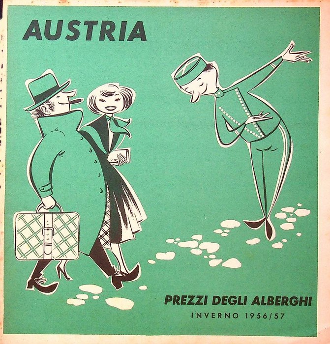 Austria, Prezzi degli Alberghi, Inverno 1956/57.