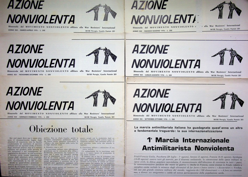 Azione nonviolenta: bimestrale del Movimento Nonviolento affiliato alla War Resisters' …