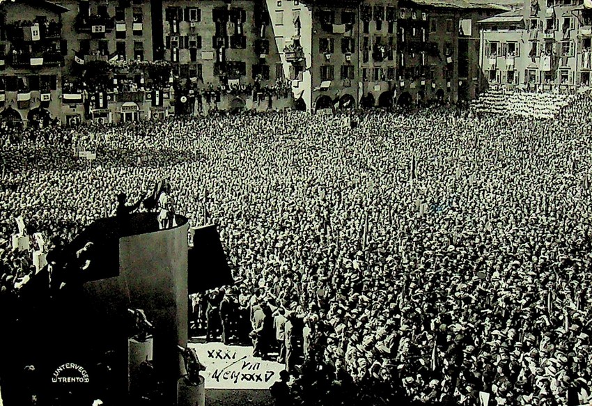 Benito Mussolini a Trento.
