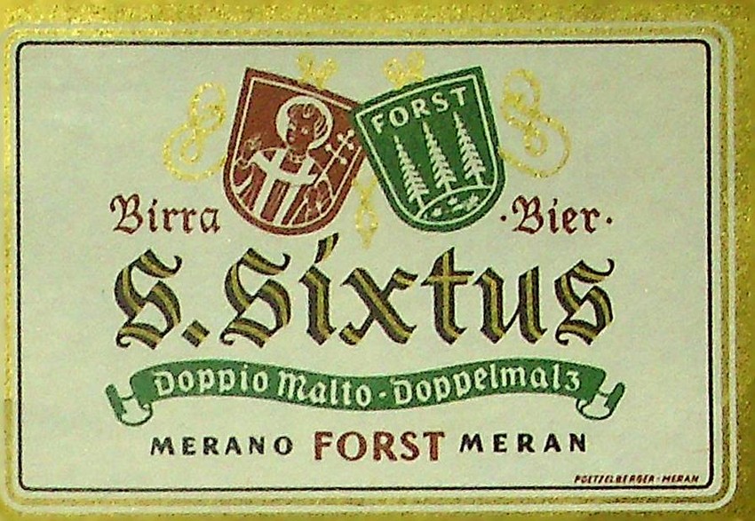 Birra Forst S. Sixtus.