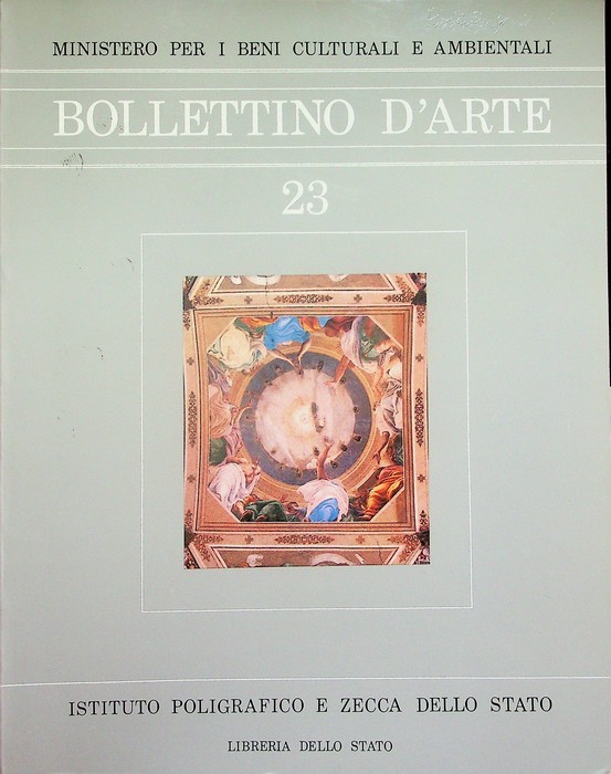 Bollettino d'arte: 23 (1984).