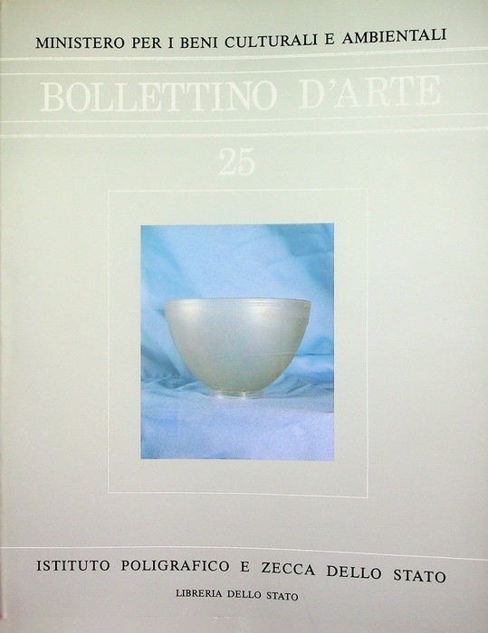 Bollettino d'arte: 25 (1984).
