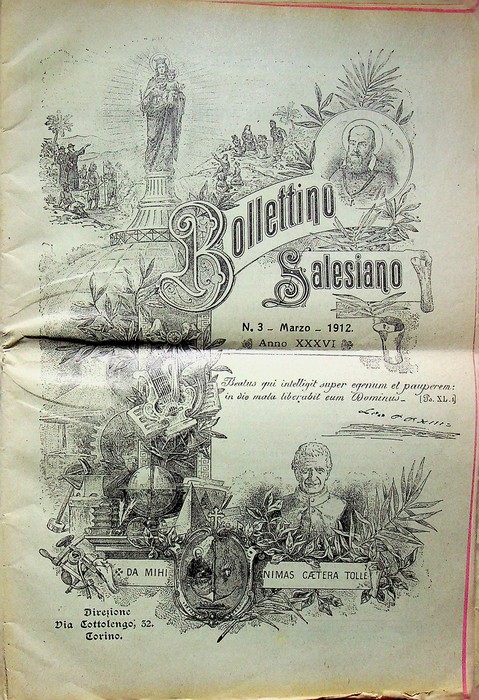 Bollettino salesiano: A. XXXVI: N.3 - Marzo - 1912.