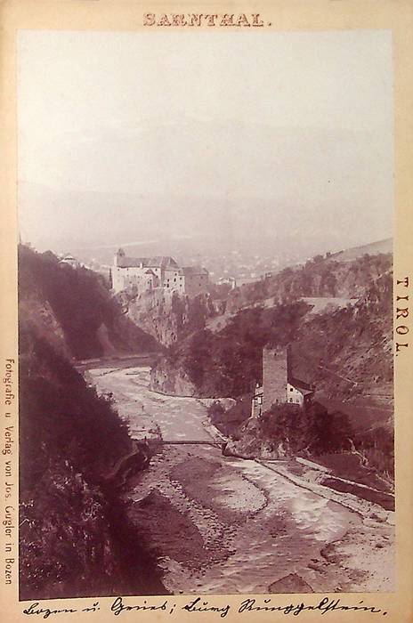 Bozen mit Gries; Burg Runggelstein.