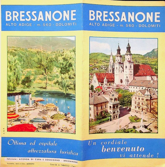 Bressanone, Alto Adige, m. 560, Dolomiti.