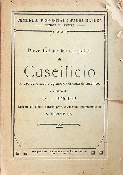 Breve trattato teorico-pratico di caseificio: ad uso delle scuole agrarie …