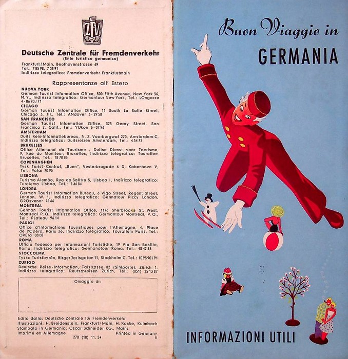 Buon viaggio in Germania, informazioni utili.