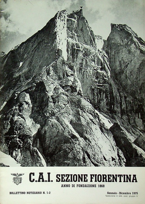 C.A.I. Sezione fiorentina: Bollettino notiziario N.1-2 (gennaio-dicembre 1975).