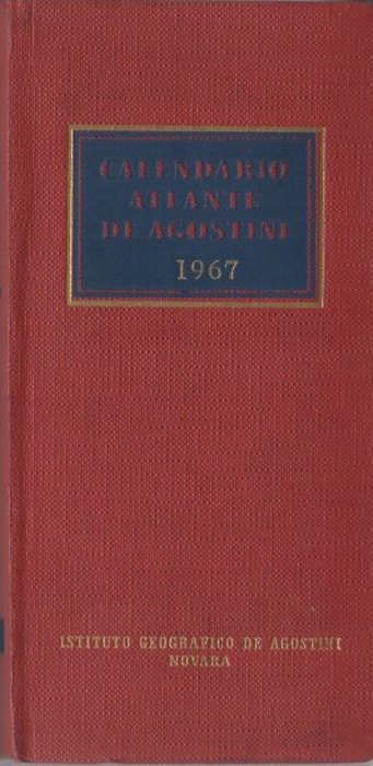 Calendario atlante De Agostini.