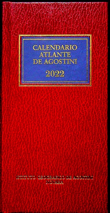 Calendario atlante De Agostini. A. 118Â° (2022).