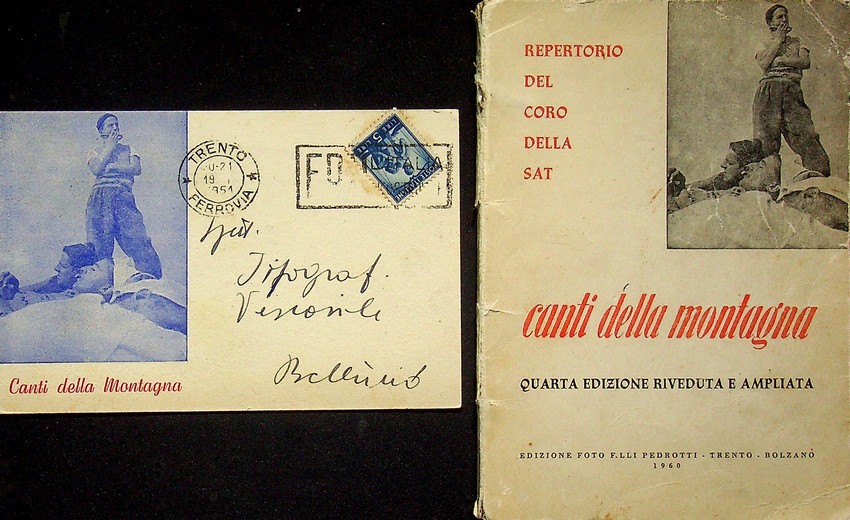 Canti della montagna: repertorio del coro della SAT.
