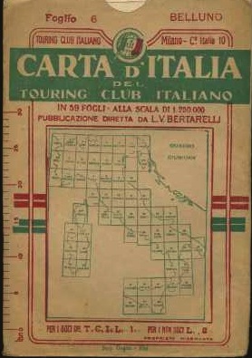 Carta d'Italia del Touring Club Italiano: 17: Pisa.