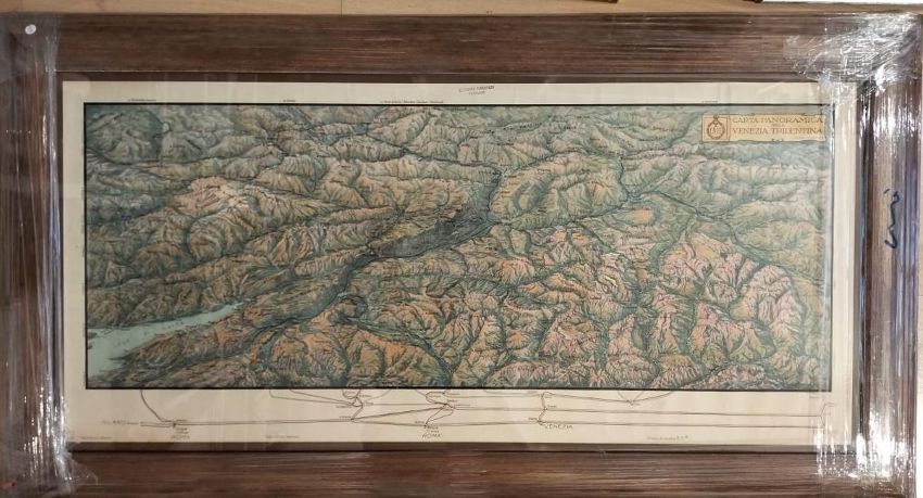 Carta Panoramica della Venezia Tridentina.