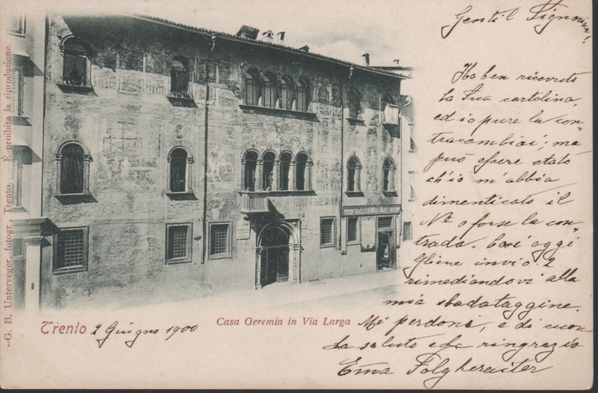 Casa Geremia in Via Larga, Trento.