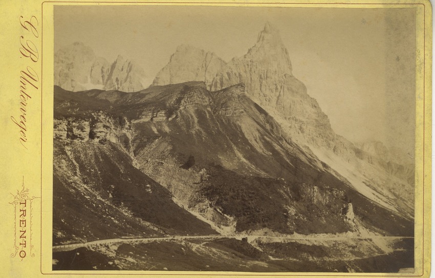 Cimon della Pala veduta da Rolle di Primiero.