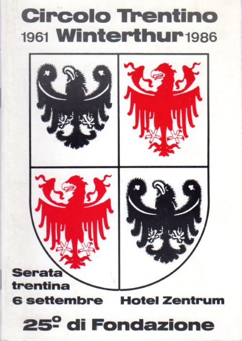 Circolo trentino Winterthur 1961-1986, 25Â° di fondazione: Serata trentina 6 …