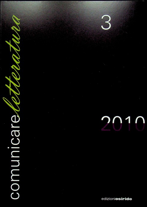 Comunicare letteratura: 3: 2010.