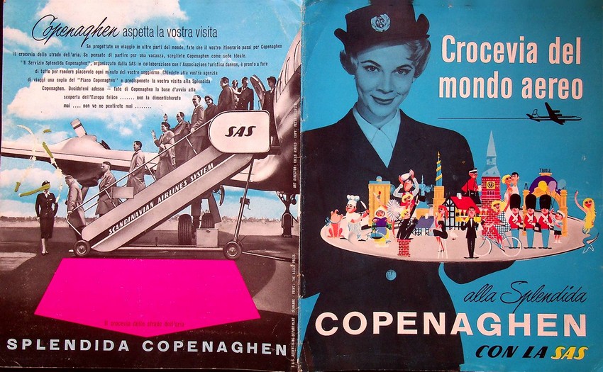 Crocevia del mondo aereo alla splendida Copenaghen con la SAS.