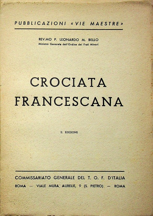 Crociata francescana: versione [dal latino] della lettera enciclica Tertius poenitentiae …