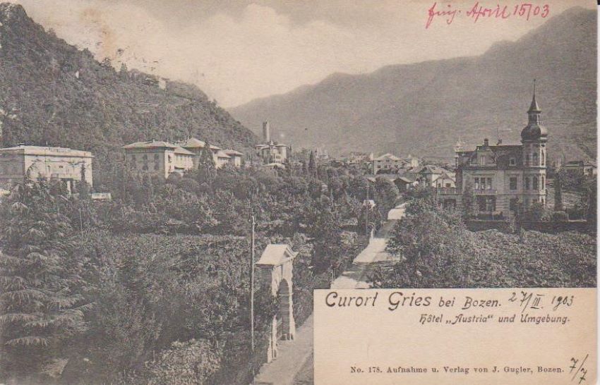 Curort Gries bei Bozen.