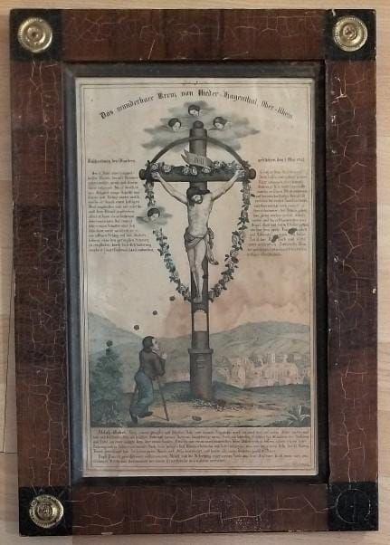 Das wunderbare Kreuz von Rieder-Hagenthal, Ober-Rhein.