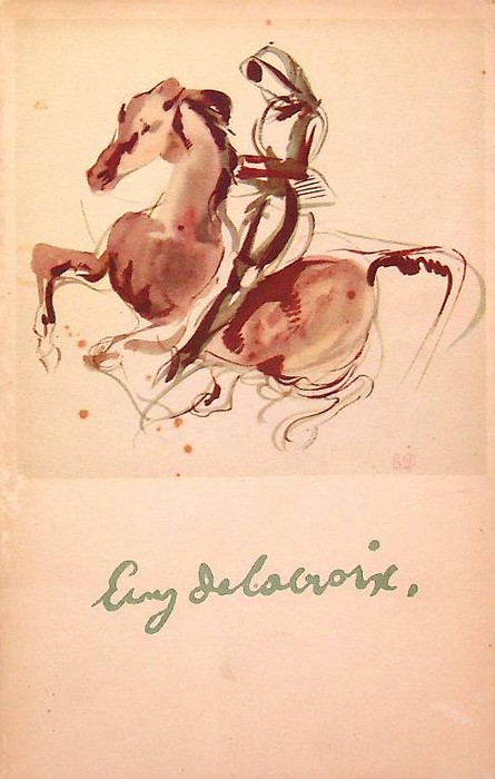 Delacroix: aquarelles du Maroc.
