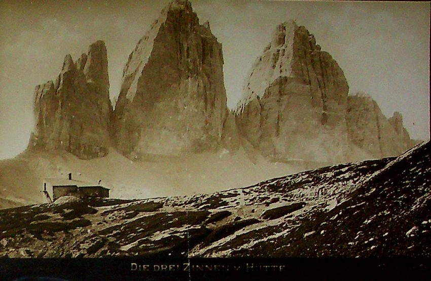 Die Drei Zinnen Hütte.