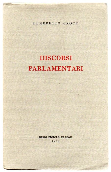 Discorsi parlamentari.