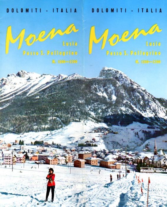 Dolomiti - Italia: Moena: Lusia, Passo S. Pellegrino, M. 1200-2200.