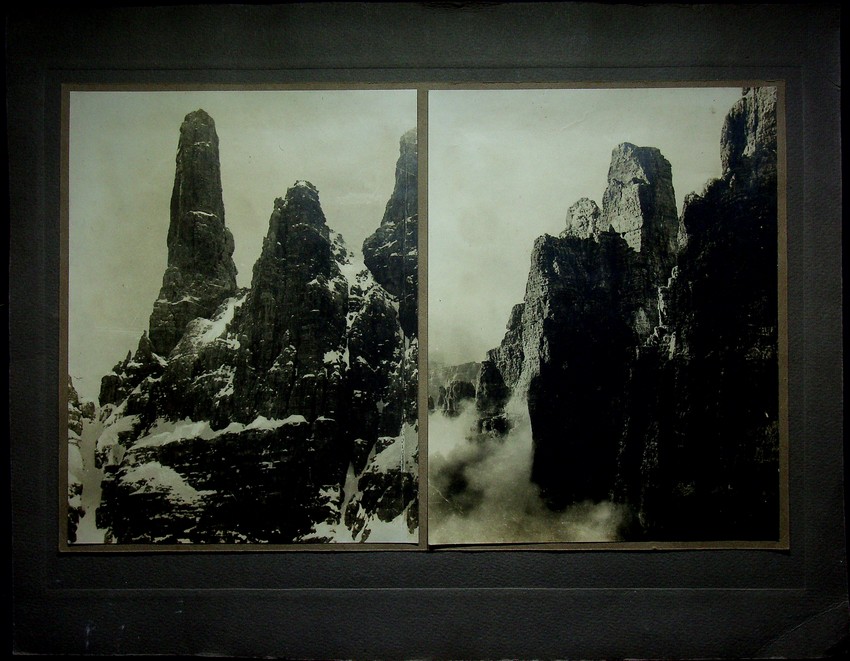 Due vedute del Gruppo di Brenta.