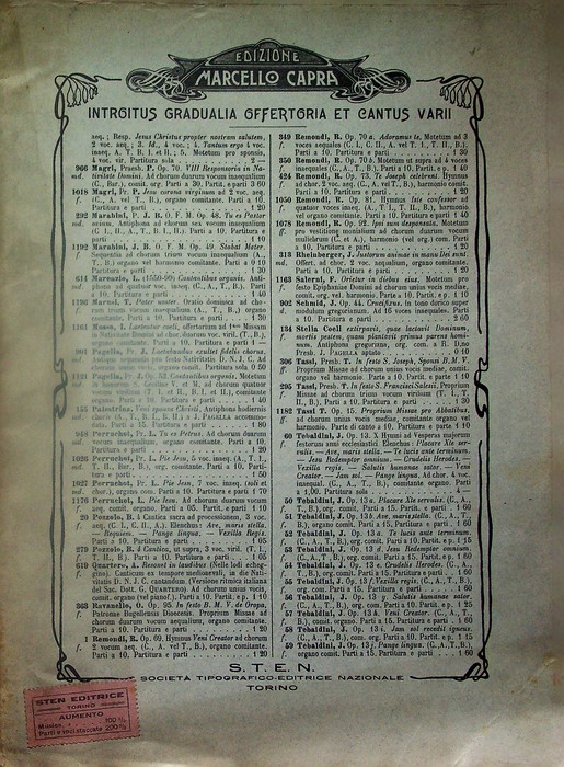 Ecce sacerdos: Op.112.