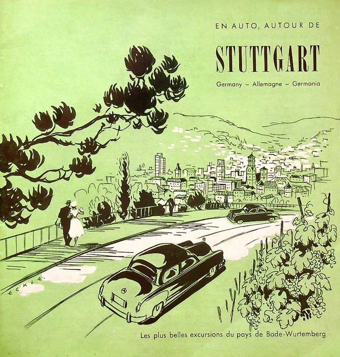 En Auto, Autour de Stuttgart, Germany - Allemagne - Germania.