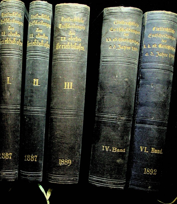 Entscheidungen des k.k. obersten Gerichtshofes in Civilsachen: Band 1, 2, …