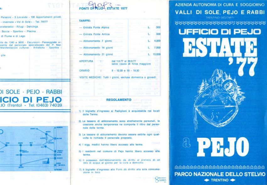 Estate '77 a Pejo: Parco Nazionale dello Stelvio, Trentino.