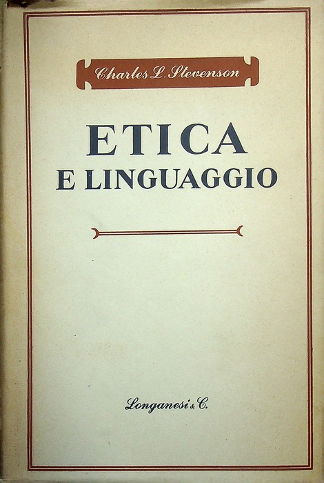 Etica e linguaggio.