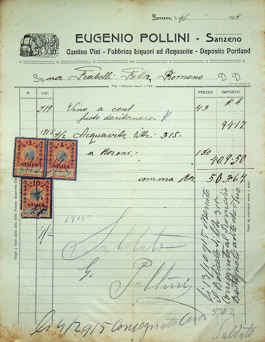 Eugenio Pollini - Sanzeno: cantina vini - fabbrica liquori e …